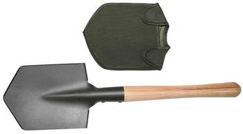 Spade Strong robust wooden Handled Military Style Spade with cover - 27025
